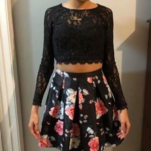 2 Piece Prom Dress